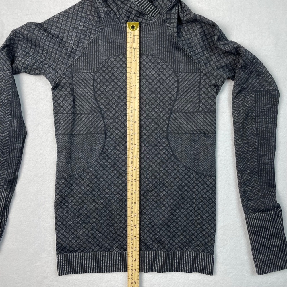 Lululemon Hooded Knit Pullover Thumbholes Slim Fit - Picture 6 of 8